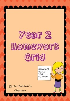 Preview of Homework Grid Year 2