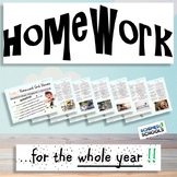 Homework Grid Unit Scheme | Grade 1 