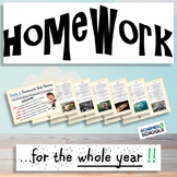 Homework Grid Unit Scheme | Grade 2 