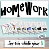 Homework Grid Unit Scheme | Grade 5 
