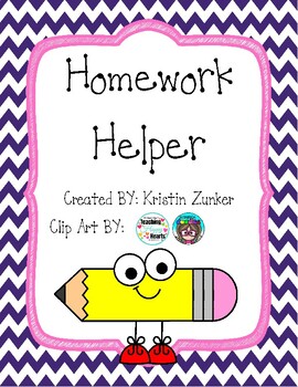 Preview of Homework Helper