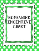 Homework Incentive Chart