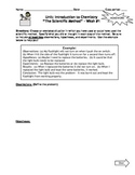 Homework Worksheets: Introduction to Chemistry - Set of 7!