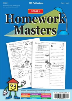 Preview of Homework Masters - Years 1 and 2