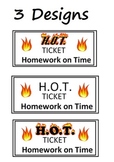 Homework Motivation Reward Tickets - All Ages & Subjects