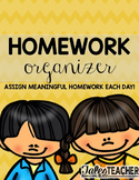 Homework Organizer {Make HW Meaningful}
