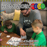 Homework PLAY Activities for April by Kim Adsit and Adam Peterson