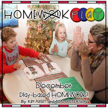 Preview of Homework PLAY Activities for December by Kim Adsit and Adam Peterson