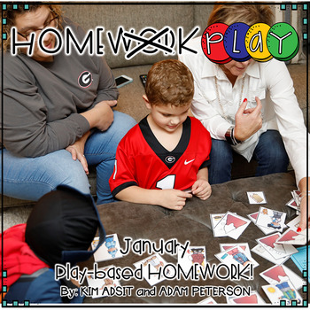 Preview of Homework PLAY Activities for January by Kim Adsit and Adam Peterson