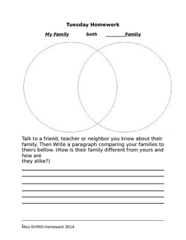 second grade homework packet