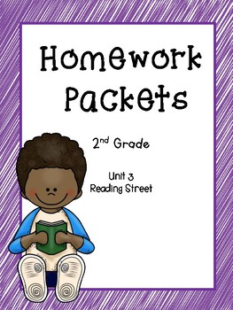Preview of Homework Packets, 2nd Grade, Unit 3, Reading Street