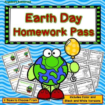 Punch Cards for Rewards and Incentives- Earth Day Themed Options