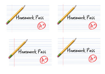 Preview of Homework Pass