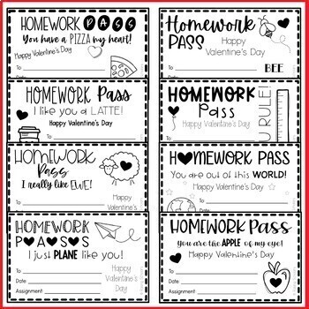 homework pass examples