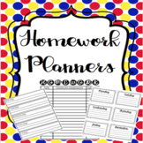 Homework Planners