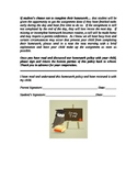 Homework Policy Letter to Parents