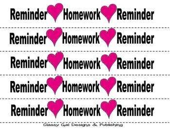 homework reminder