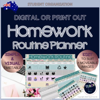 visual homework planner