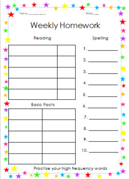 make your own homework sheets