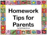 Homework Tips for Parents and Children - Great Resource!