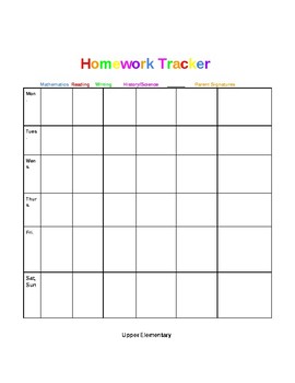 online homework tracker for teachers
