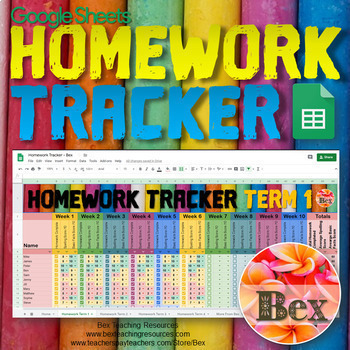 Preview of Homework Tracker