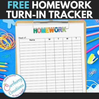 Preview of Homework Tracker and Class Bulletin Board Display FREEBIE