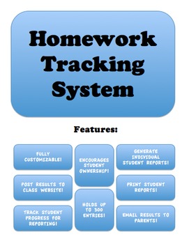 Preview of Automatic Homework Tracking System - Keep Parents Informed!