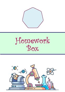 Preview of Homework box for your class!