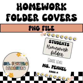 Preview of Homework folder Cover