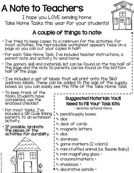 Homework for Families! 1st Grade Homework Includes English & Spanish ...