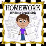 Homework for Sixth Grade Math - Answer Keys | Math Facts Fluency