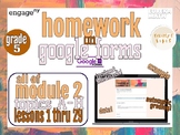 Homework on Google Forms Grade 5, Module 2, All Topics, Eu