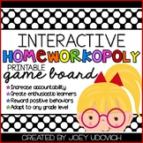 Homeworkopoly: "A Bit of Bright Colors" Theme