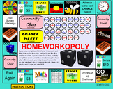 Homeworkopoly Interactive SMART Notebook File - Fully EDIT