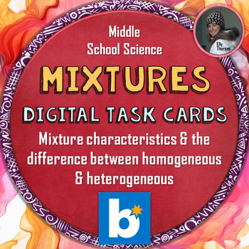 Preview of Homogeneous and Heterogeneous Mixtures Digital Task Cards on BOOM Learning