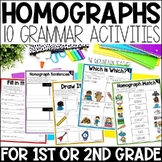 Homographs Activities, Grammar Worksheets and Homograph An