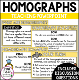 Homographs Grammar PowerPoint - Guided Teaching