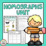 Homographs Unit - No Prep Worksheets