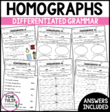 Homographs - Worksheet Pack With Answers