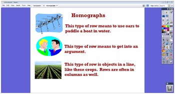 Preview of Homographs are Tricky!  Common Core Language Flipchart L5.5c