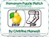 Homonym/Homophones Puzzle Match-30 Matches