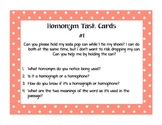 Homonym Task Cards