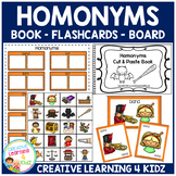 Homonyms Matching Board - Flashcards - Book