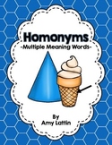 Homonyms (Multiple Meaning Words)