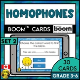 Homophones Set 2 | Boom Cards | Digital Task Cards for Eng