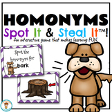 Homonyms Spot It & Steal It Game