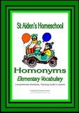 Homonyms for Elementary Learners