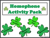 Homophone Activity Pack for St. Patrick's Day