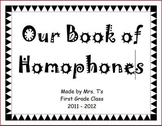 Homophone Classbook